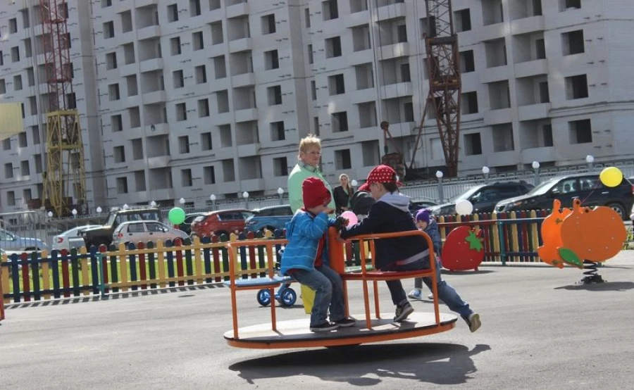 В ЖК "Аквамарин" прошел детский праздник.