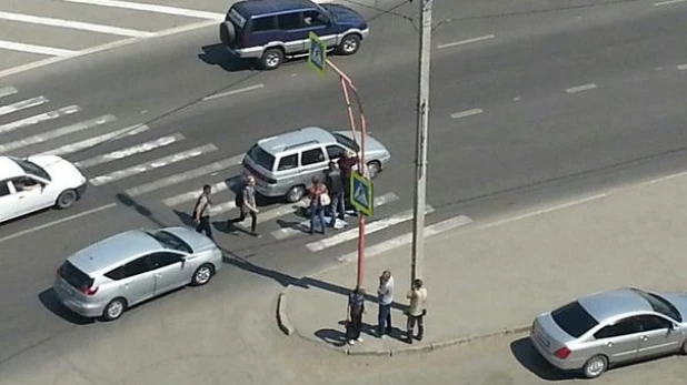 ДТП на Павловском тракте с участием пешехода.