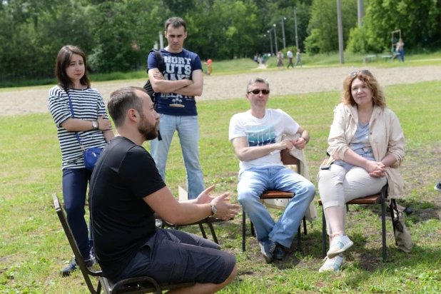 Большой городской пикник "Поляна" в 2015 году.