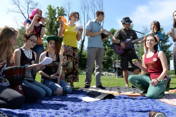 Большой городской пикник "Поляна" в 2015 году.