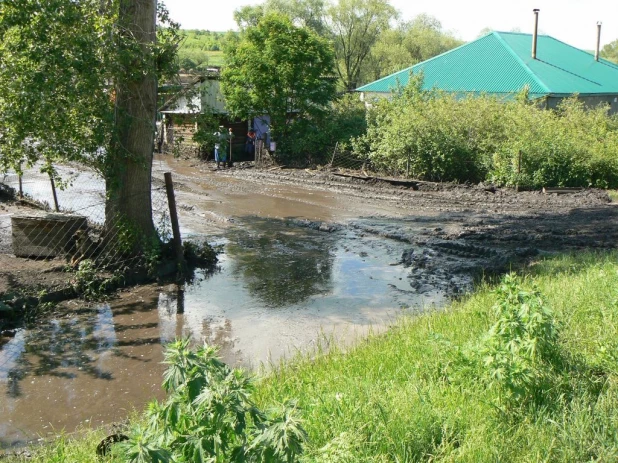 Селевой поток сошел на село Сараса.