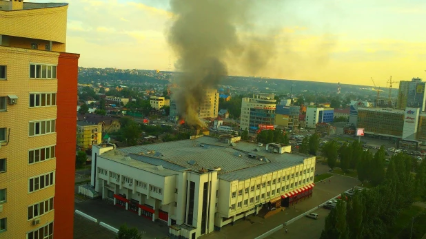 Пожар на Красноармейском.