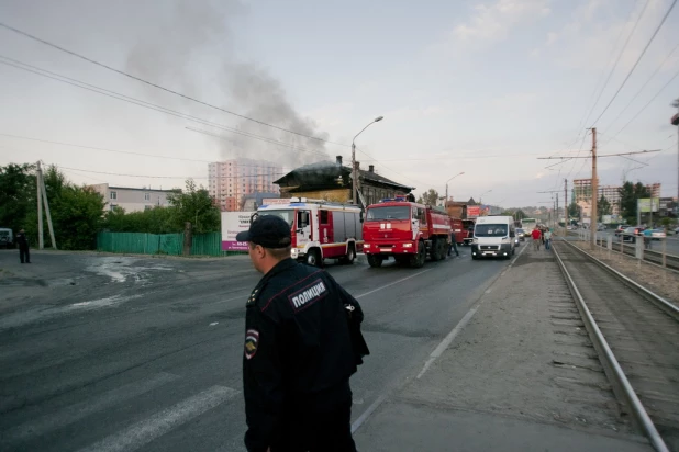 Пожар на Красноармейском проспекте. 10 июня 2016 года.