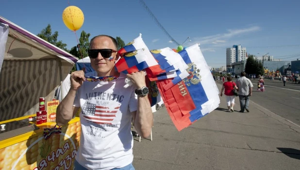 День России в Барнауле. 12 июня 2016 года.