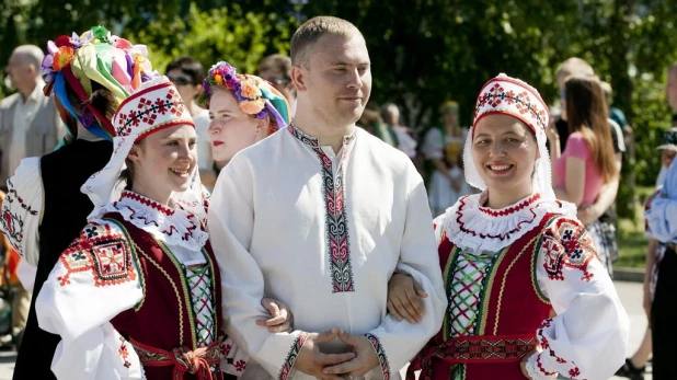 День России в Барнауле. 12 июня 2016 года.