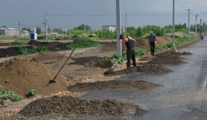 Строительство микрорайона в Шипуново