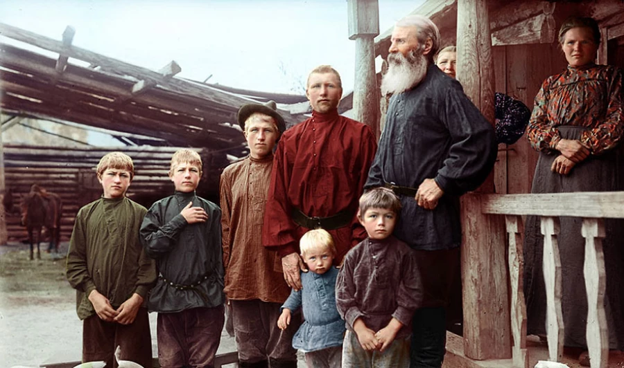 Русская семья, Сибирь в конце 19-го века