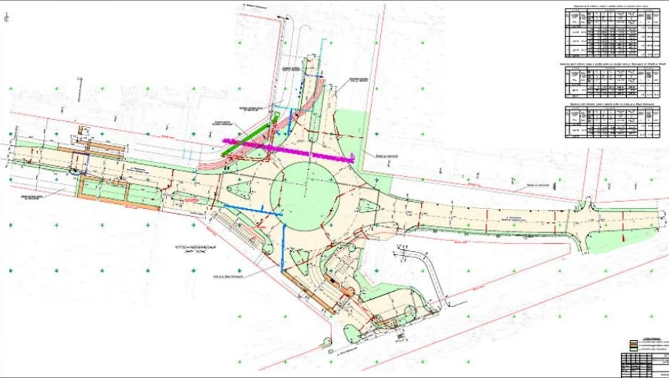 Схема кольцевого движения на пересечении ул. Малахова и Власихинской