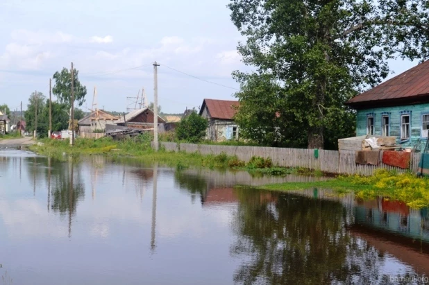 Паводок в Затоне. 2016 год.