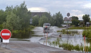 Паводок в Затоне.