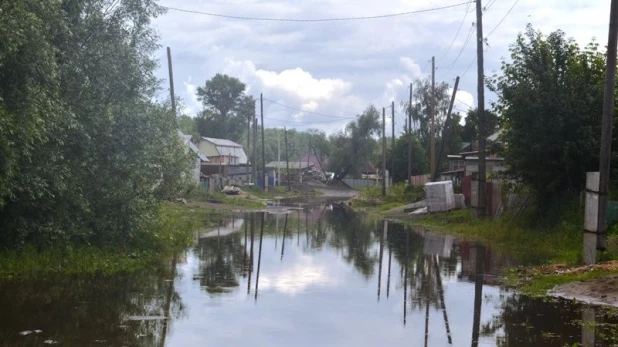 Паводок в Затоне.