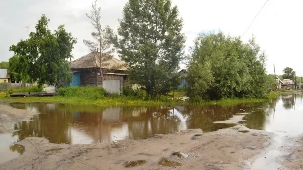 Паводок в Затоне.