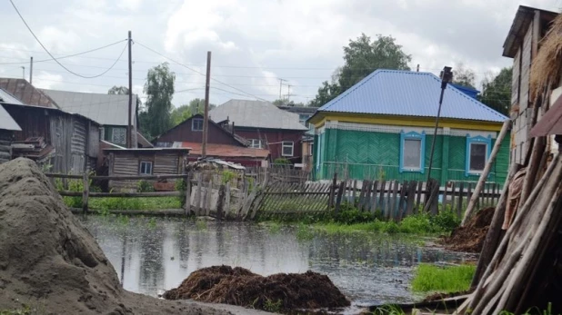 Паводок в Затоне.