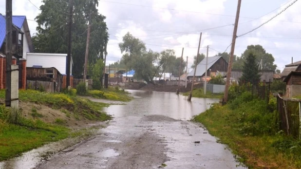 Паводок в Затоне.