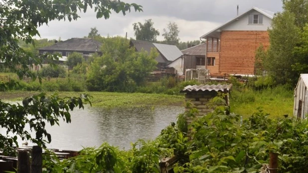 Паводок в Затоне.