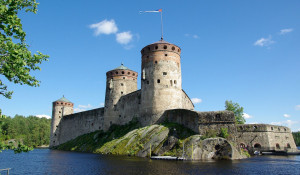 Финляндия, крепость Олавинлинна.