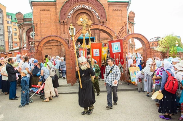 Крестный ход в Коробейниково. 26 июня 2016 года.