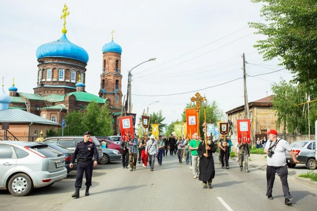 Крестный ход в Коробейниково. 26 июня 2016 года.