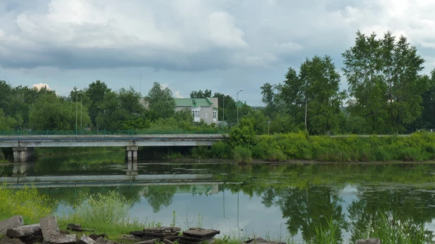 Пляж на Павловском водохранилище