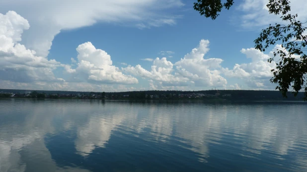 Пляж на Павловском водохранилище