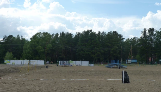 Пляж на Павловском водохранилище