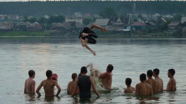 Пляж на Павловском водохранилище