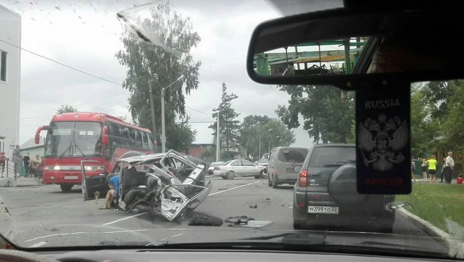 ДТП в Бийске. 28 июня 2016 года.