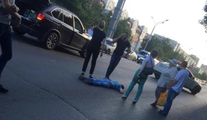 ДТП со сбитым пешеходом на Шумакова.