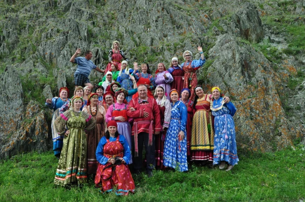 Екатерина Рождественская на Алтае.