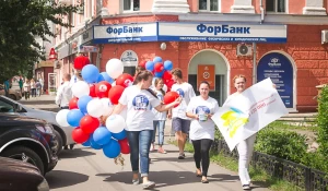 В Барнауле прошел первый "флешмоб" от застройщика.