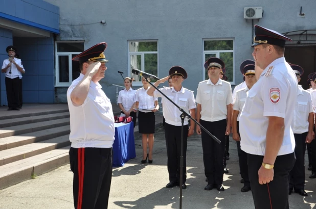 Праздник в честь 80-летия ГАИ-ГИБДД. Барнаул, 5 июля 2016 года.