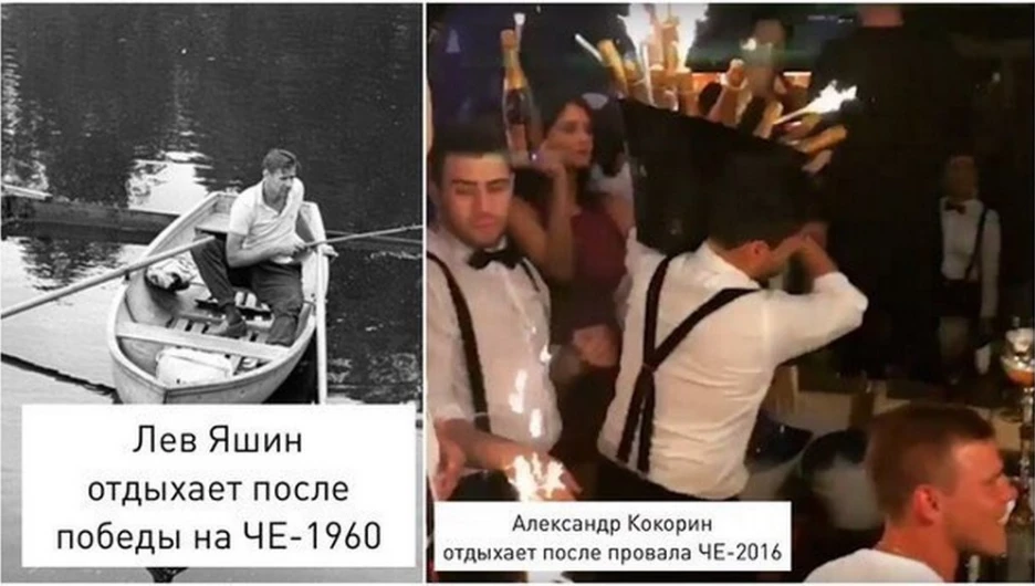 Фотожабы на Кокорина и Мамаева.