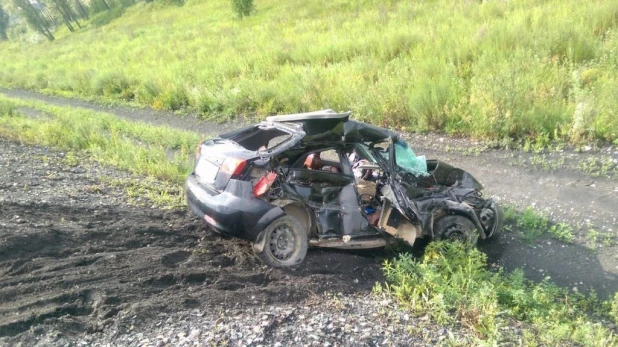 Дрезина протаранила Chevrolet Lacetti. Алтай, 7 июля 2016 года.