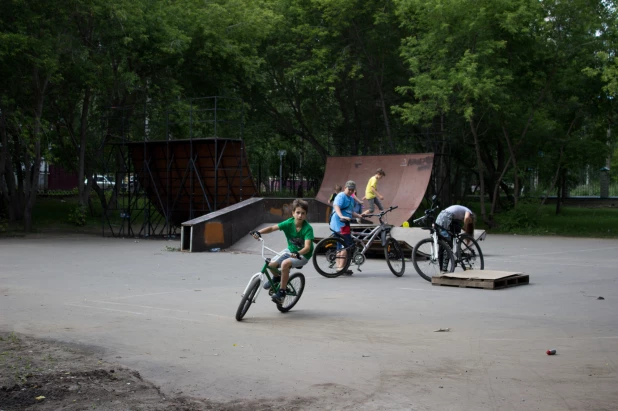 Парк спорта в Барнауле. 2016 год.