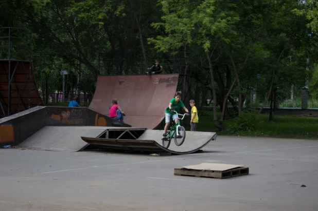 Парк спорта в Барнауле. 2016 год.