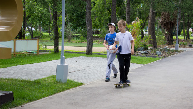 Парк спорта в Барнауле. 2016 год.