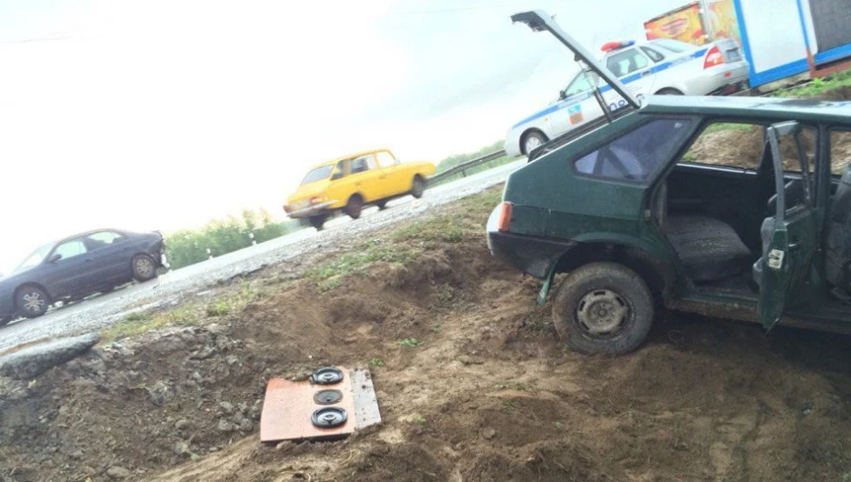 Авария возле Тальменки. 8 июля 2016 года.