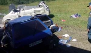 Авария на трассе Бийск-Белокуриха. 8 июля 2016 года.