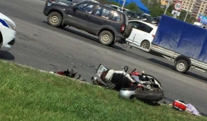 В аварию в Тюмени попал алтайский Ford.