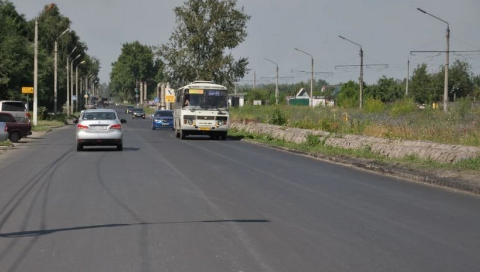 Дороги в Бийске.