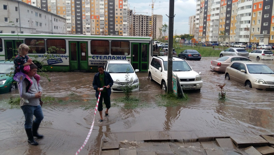 Потоп в Барнауле.