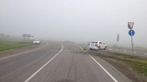 ДТП в Первомайском районе.