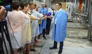 На "Барнаульском пивоваренном заводе" открыли две высокотехнологичные производственные линии.