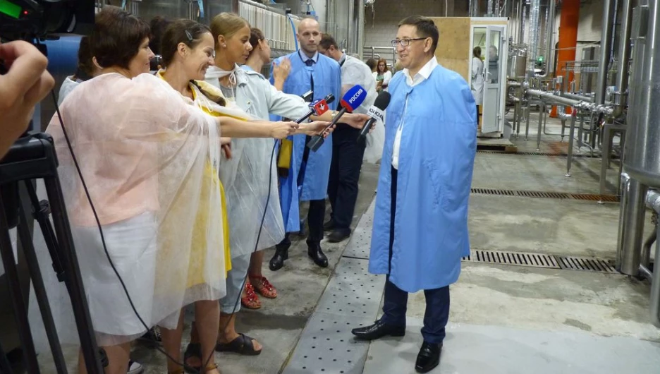 На "Барнаульском пивоваренном заводе" открыли две высокотехнологичные производственные линии.