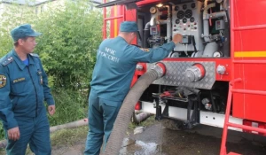 МЧС в затопленном Шипуново.