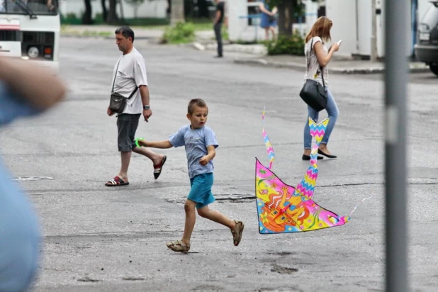 Летние забавы барнаульцев.