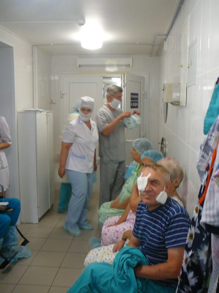Операция в Краевой офтальмологической больнице.