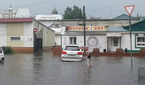 "Потоп" в Барнауле.