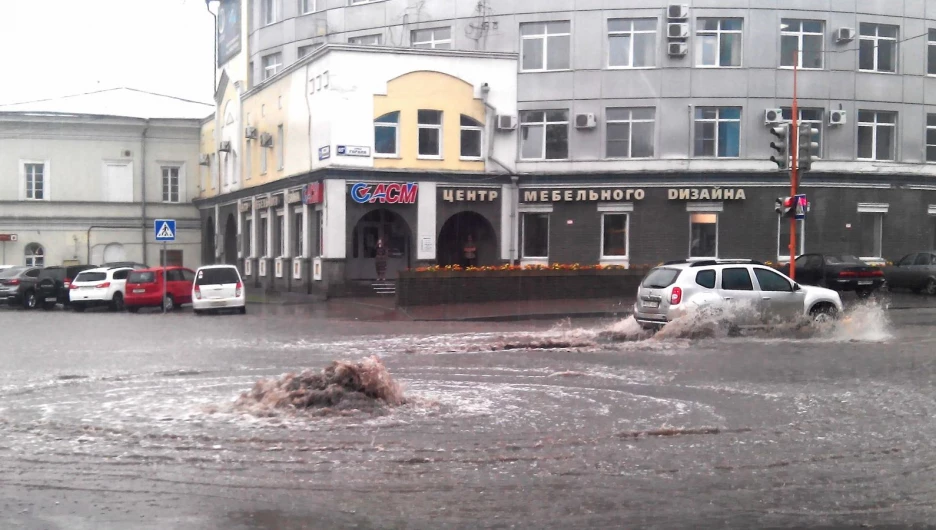 "Потоп" в Барнауле.