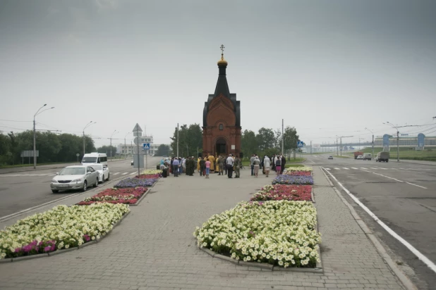 В Барнауле отметили День крещения Руси.